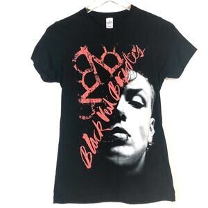 Black Veil Brides Band Women' Black and Red Graphic T-Shirt Size S